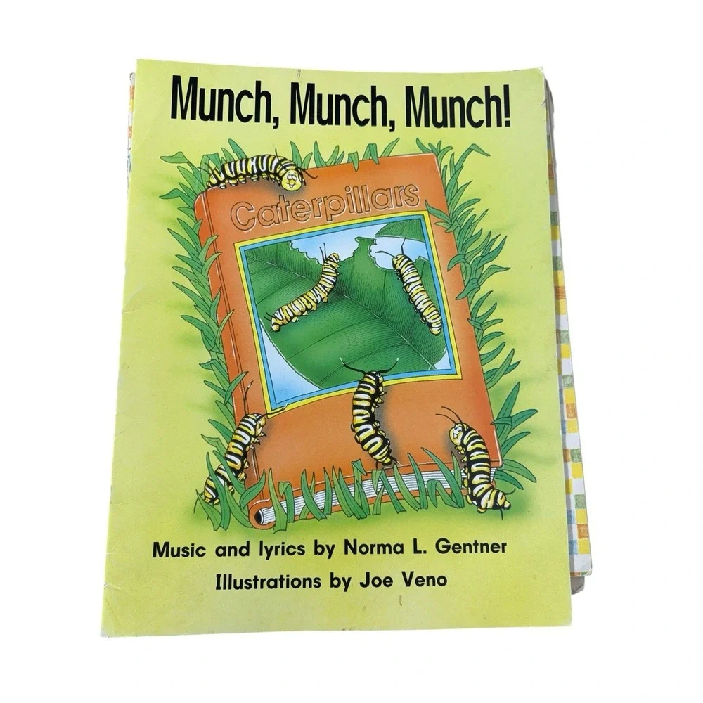 Oversized Classroom Teacher Big Book Easel Jumbo Read Along Kindergarten Vtg Lot